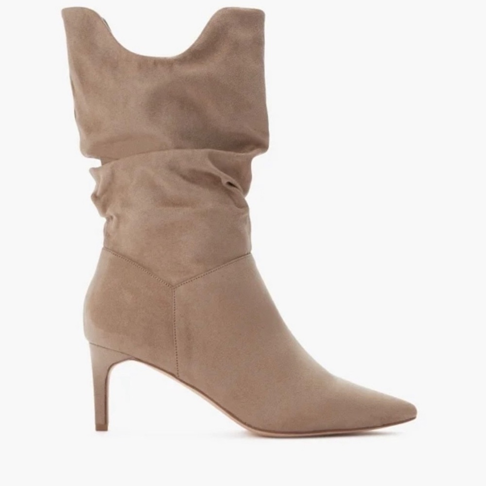 Frenchy Slouch Stiletto Bootie - JustFab NEVER WORN size 10